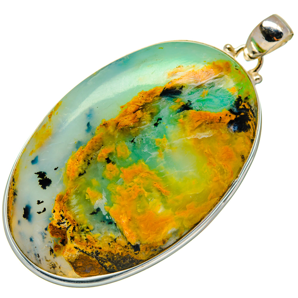 Peruvian Opal Pendants handcrafted by Anasilvercos - PD21356
