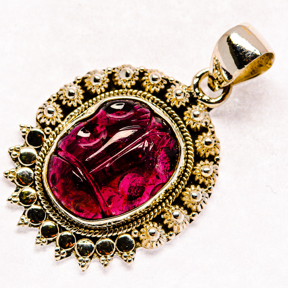 Garnet Pendants handcrafted by Anasilvercos - PD21394
