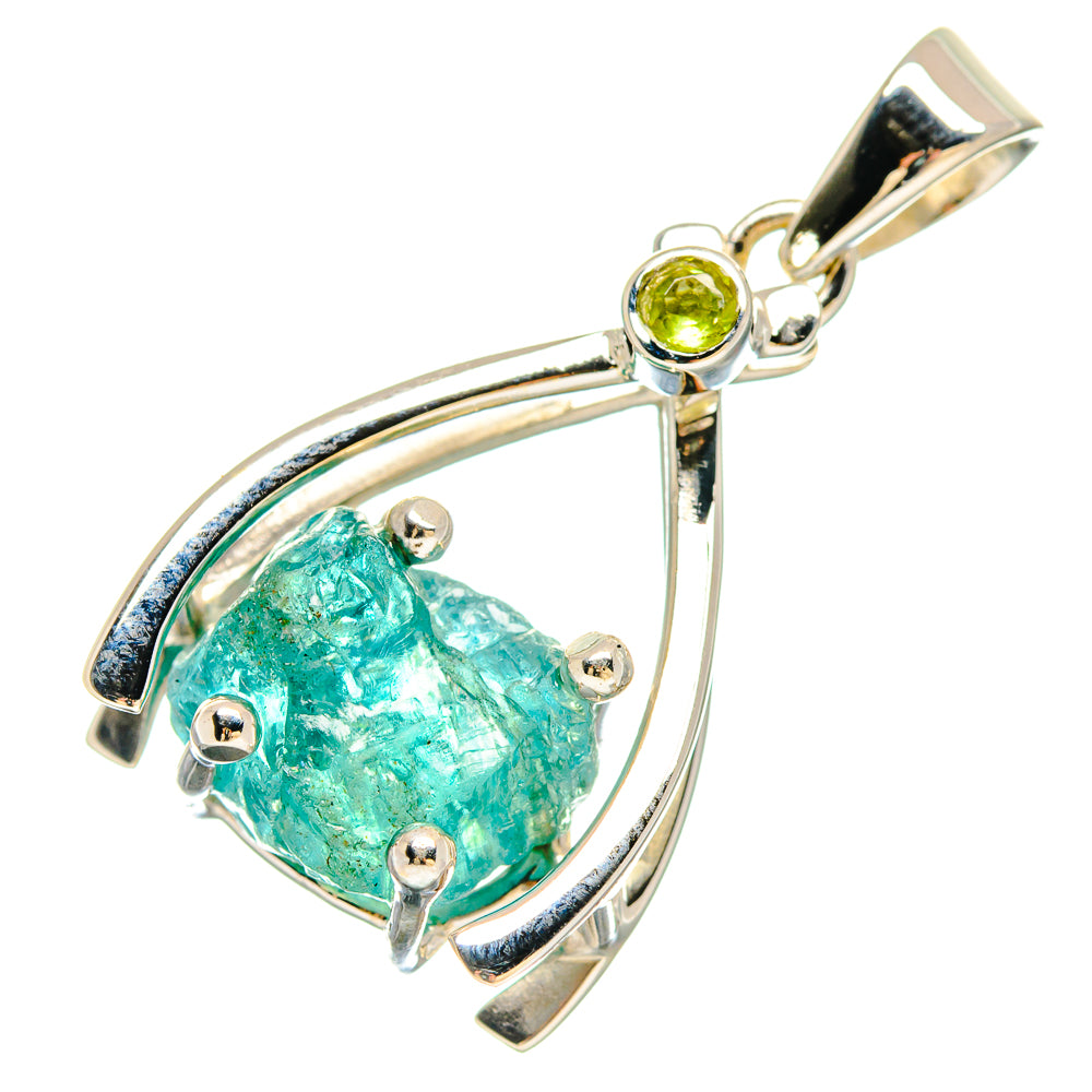 Green Fluorite Pendants handcrafted by Anasilvercos - PD21416