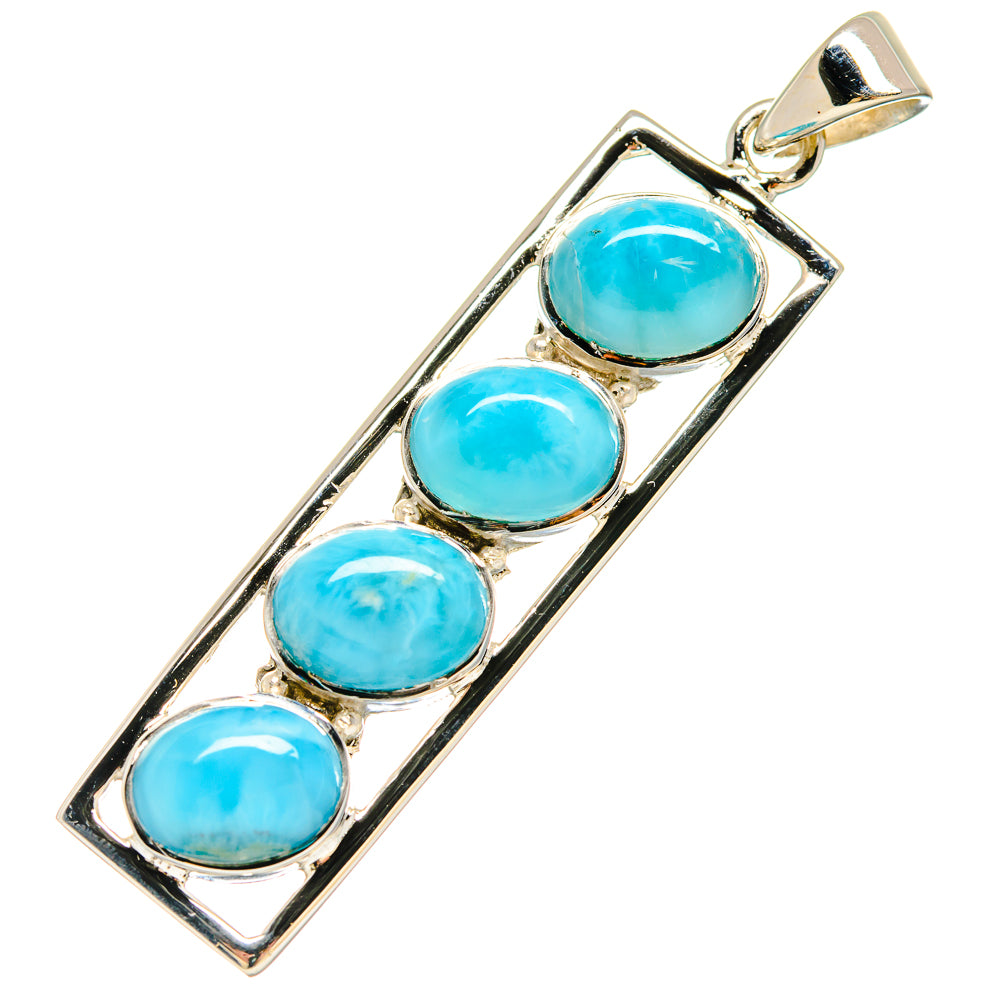 Larimar Pendants handcrafted by Anasilvercos - PD21419