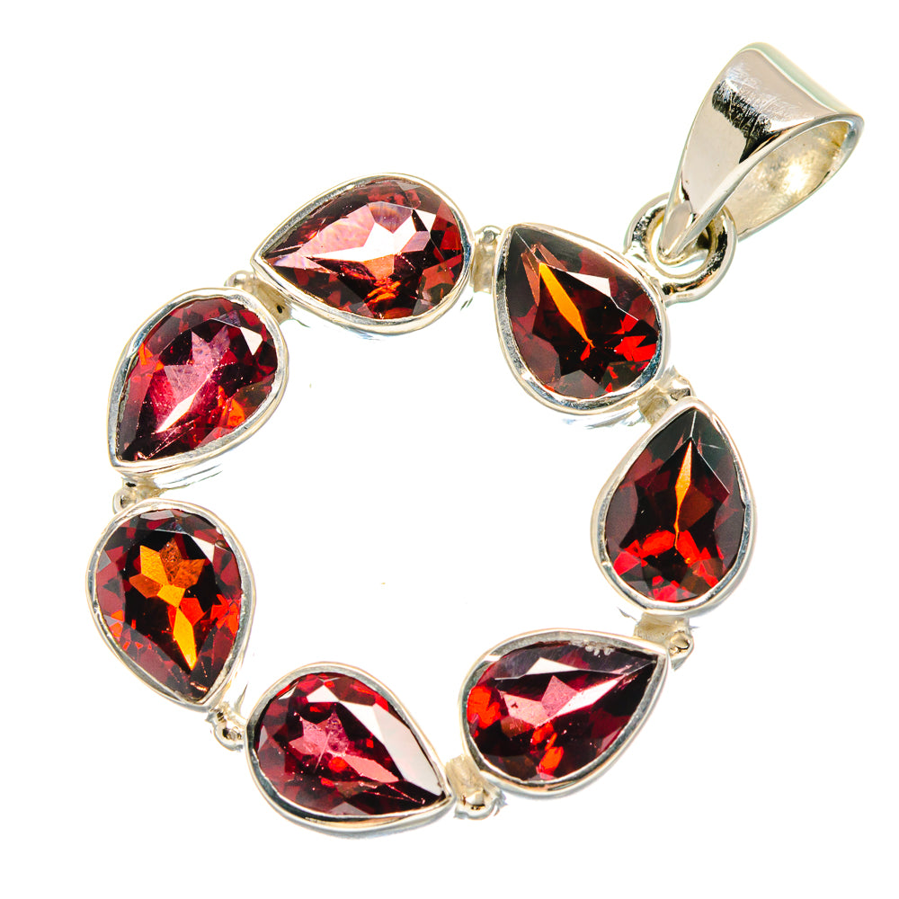 Garnet Pendants handcrafted by Anasilvercos - PD21427
