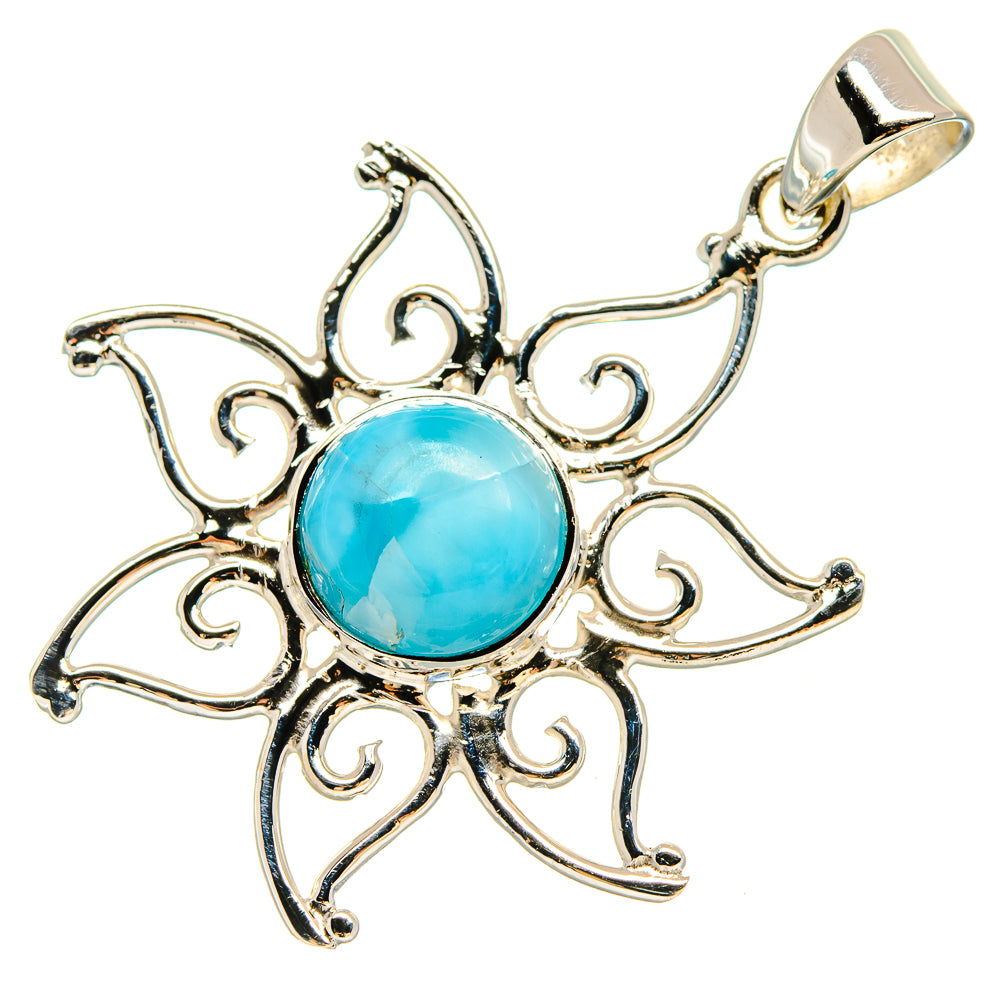 Larimar Pendants handcrafted by Anasilvercos - PD21442