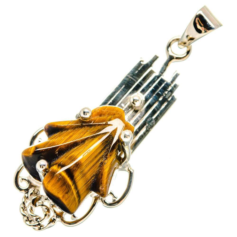 Tiger Eye Pendants handcrafted by Anasilvercos - PD21445