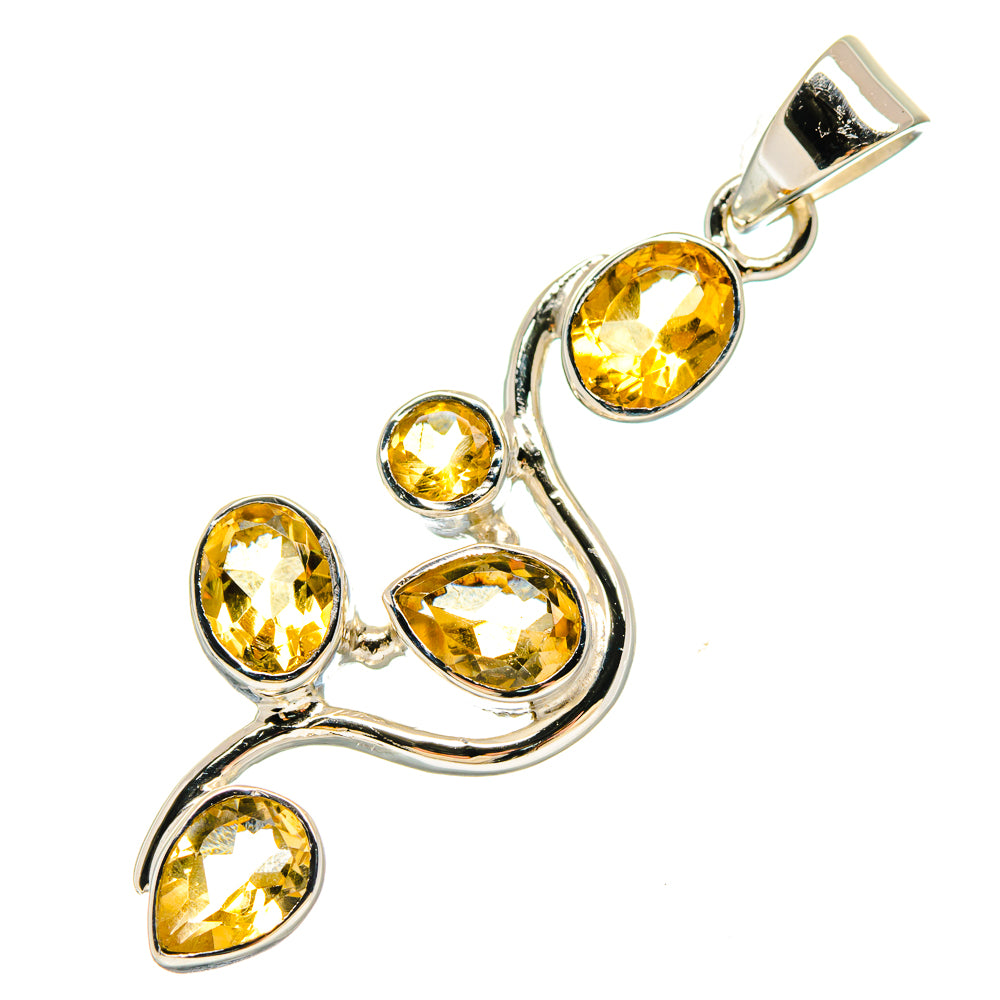 Citrine Pendants handcrafted by Anasilvercos - PD21446