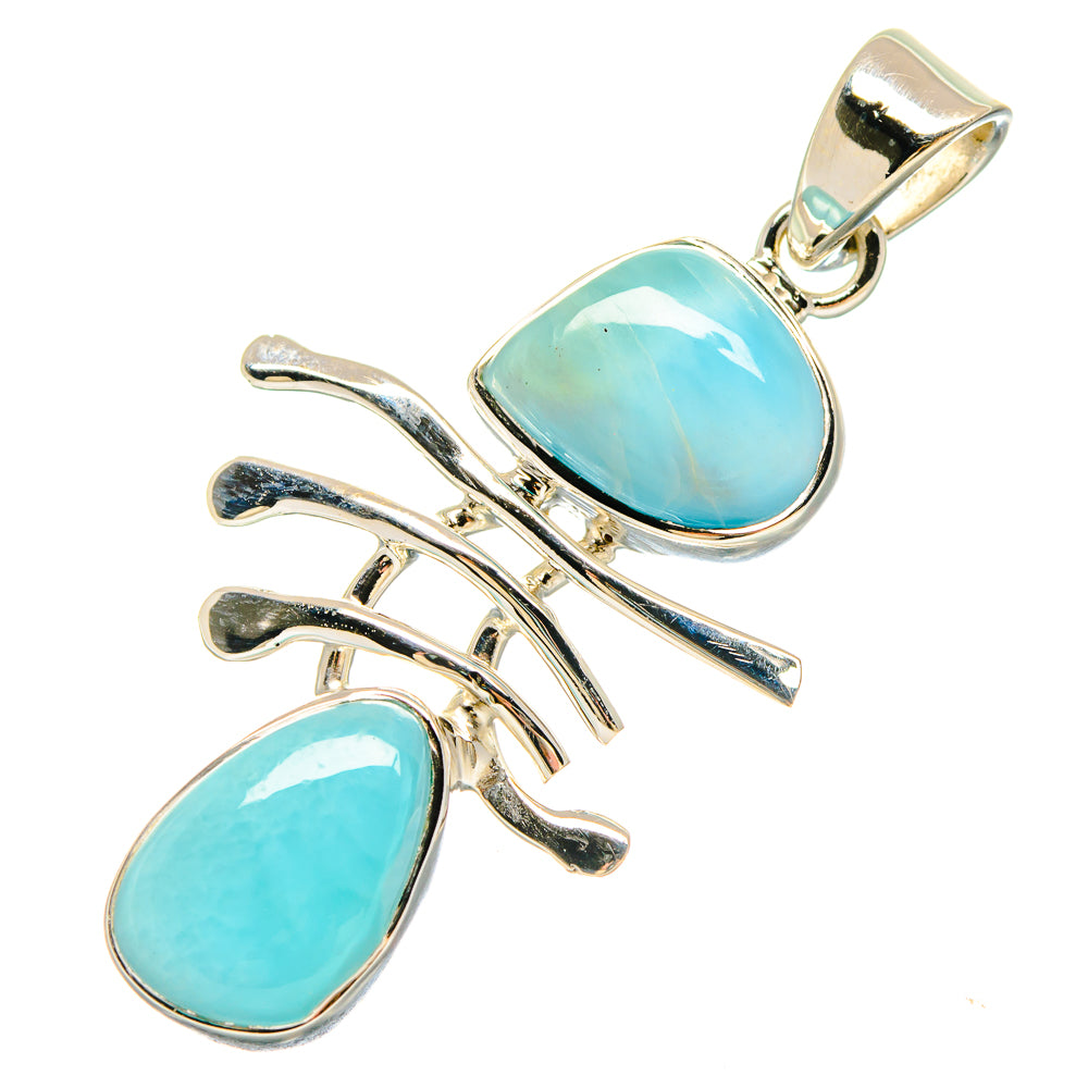 Larimar Pendants handcrafted by Anasilvercos - PD21460