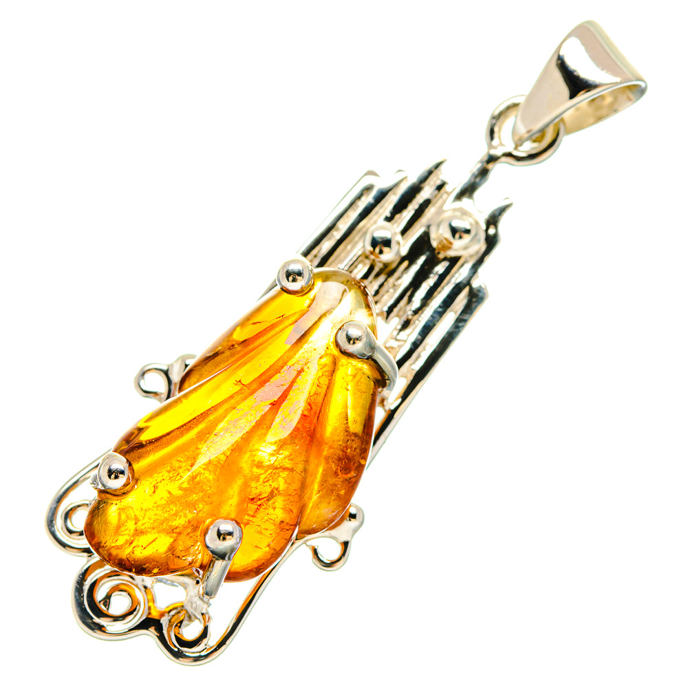 Baltic Amber Pendants handcrafted by Anasilvercos - PD21465