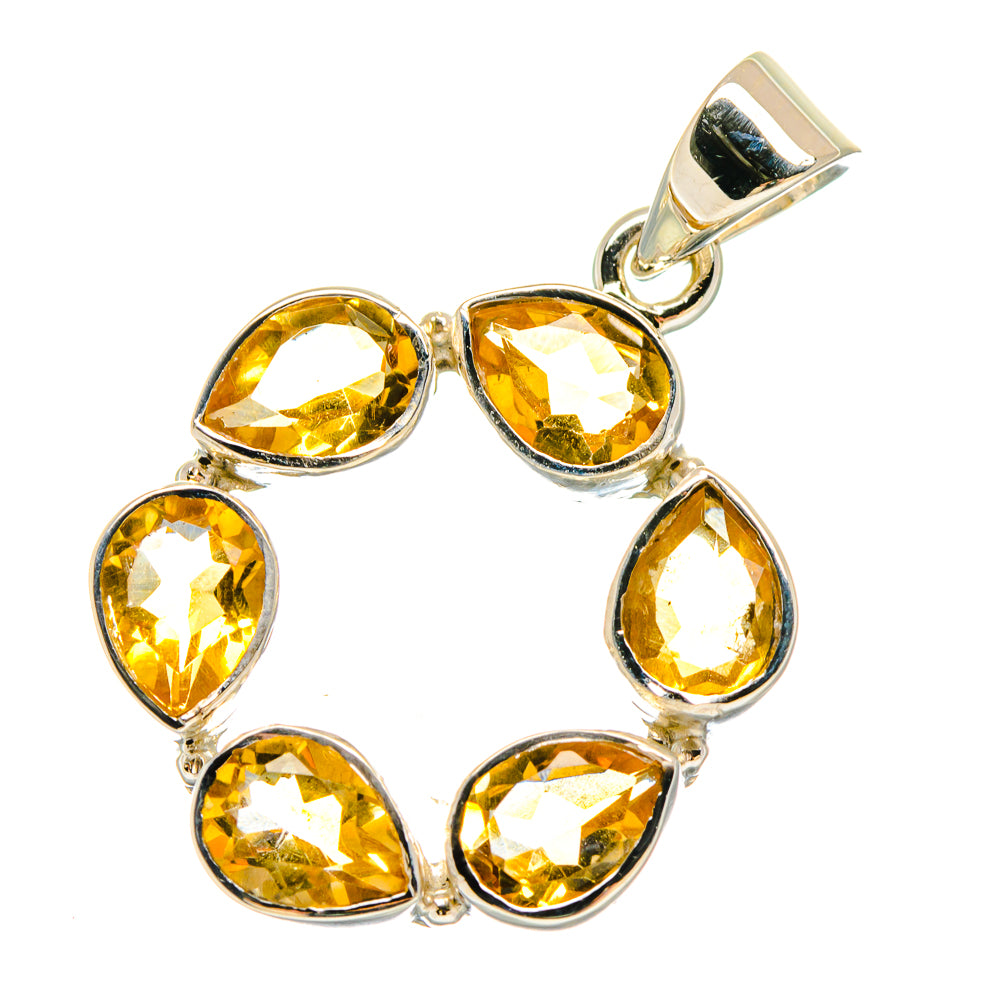 Citrine Pendants handcrafted by Anasilvercos - PD21466