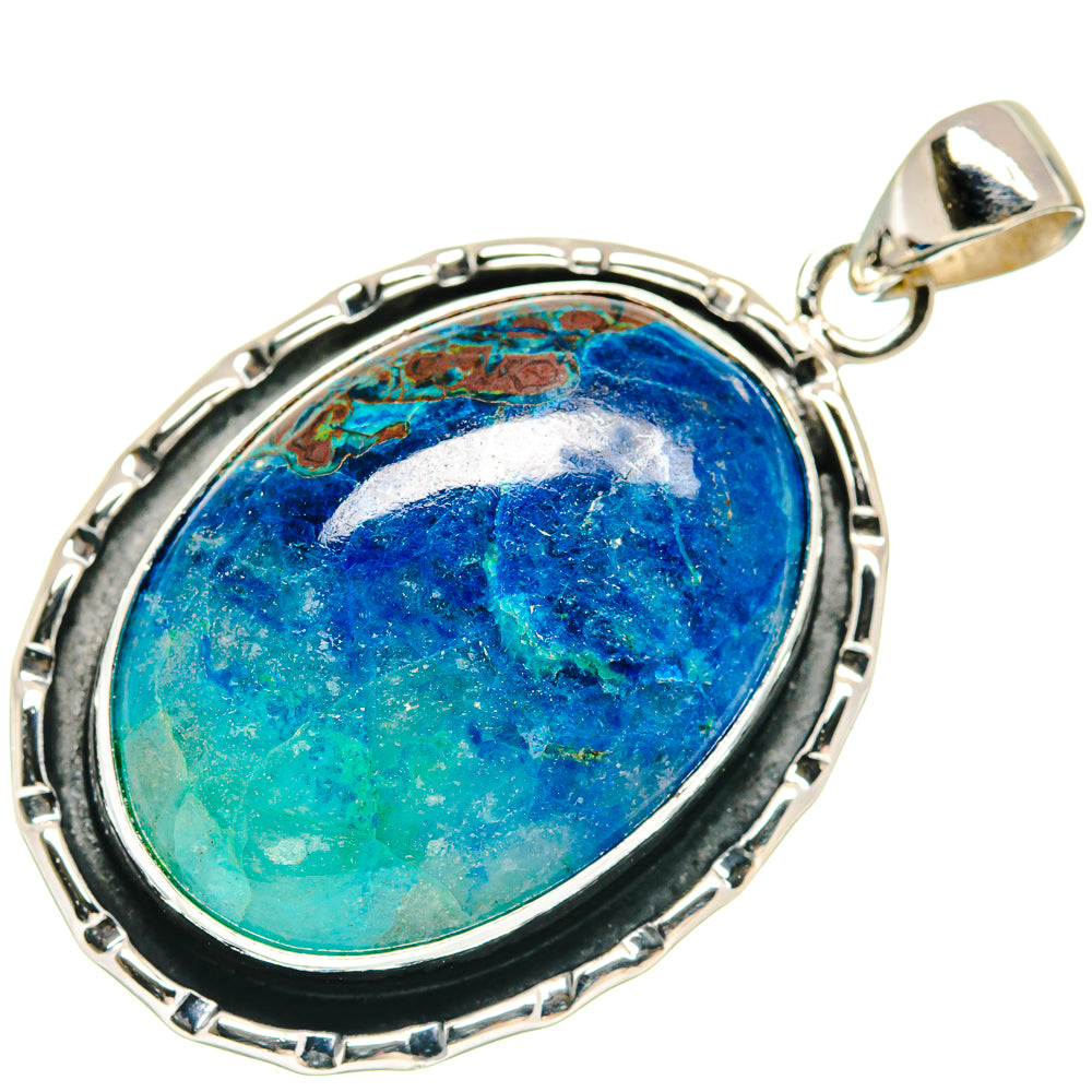 Azurite Pendants handcrafted by Anasilvercos - PD21522
