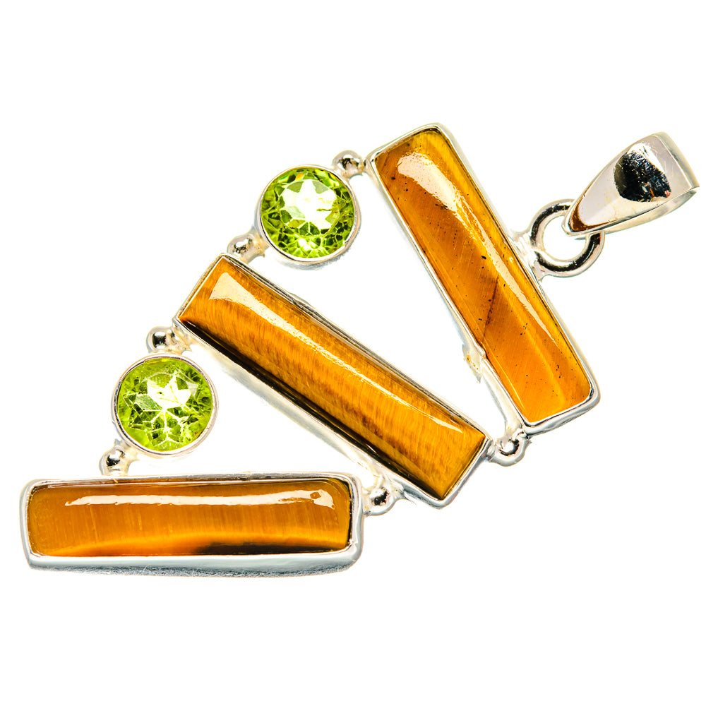 Tiger Eye Pendants handcrafted by Anasilvercos - PD21548