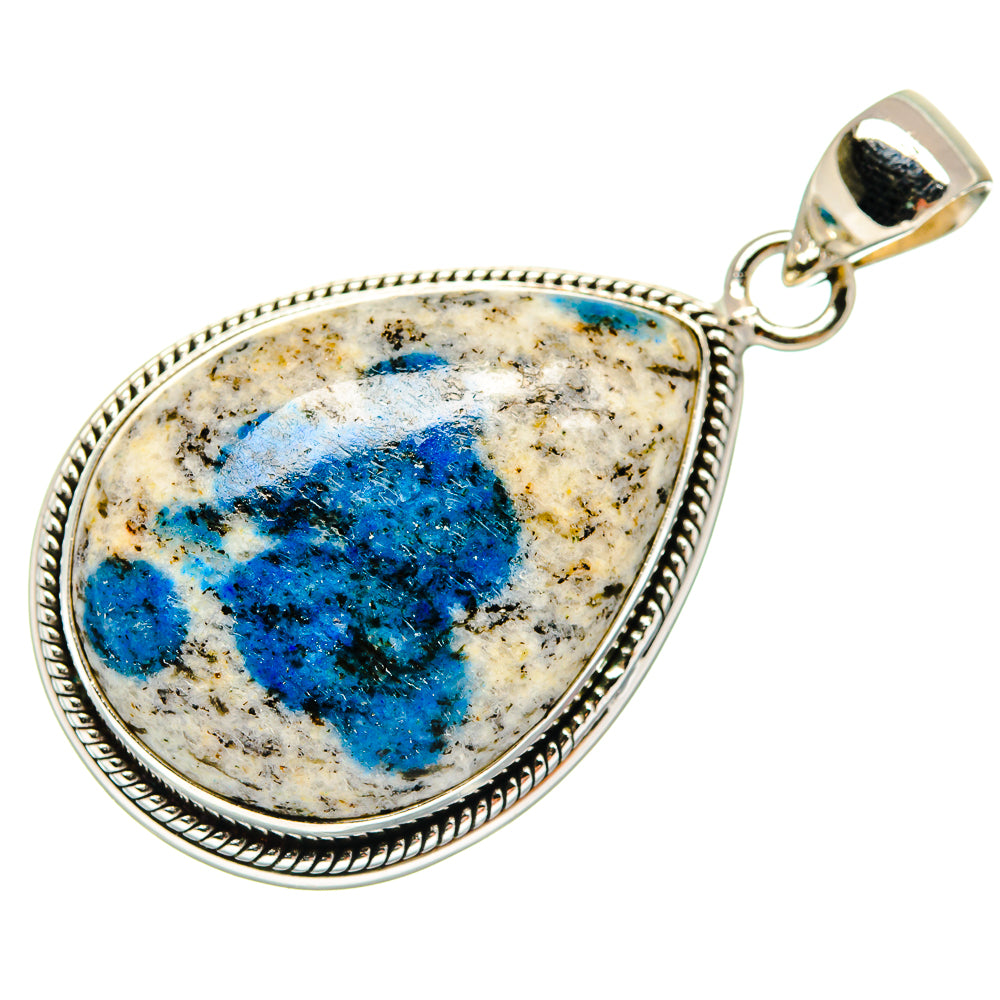 K2 Blue Azurite Pendants handcrafted by Anasilvercos - PD21556