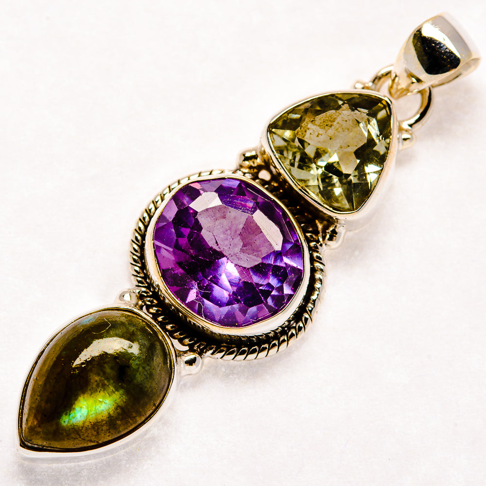 Amethyst Pendants handcrafted by Anasilvercos - PD21579