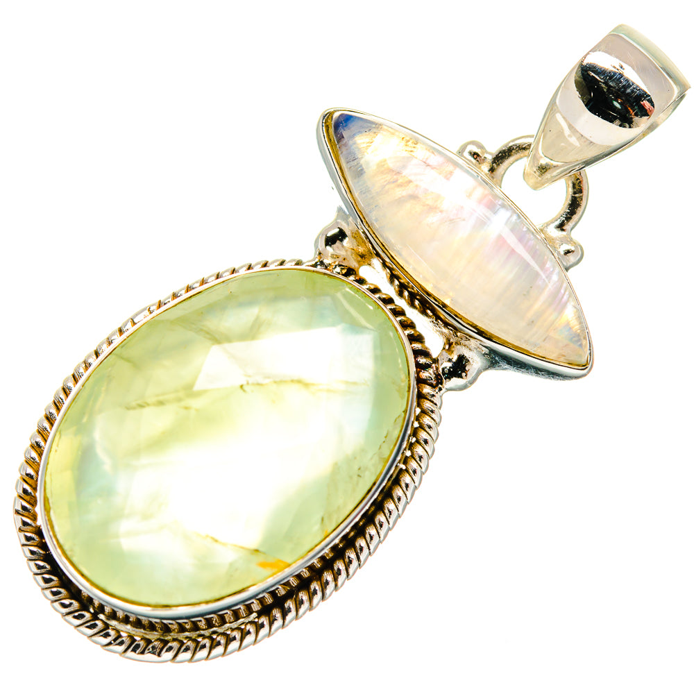 Prehnite Pendants handcrafted by Anasilvercos - PD21588