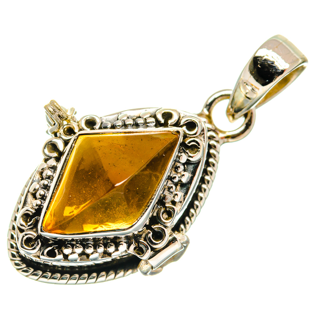 Citrine Pendants handcrafted by Anasilvercos - PD21604