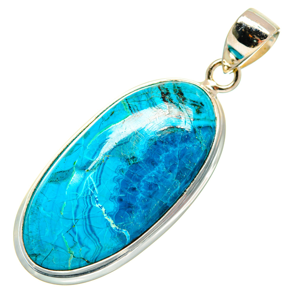Chrysocolla Pendants handcrafted by Anasilvercos - PD21618