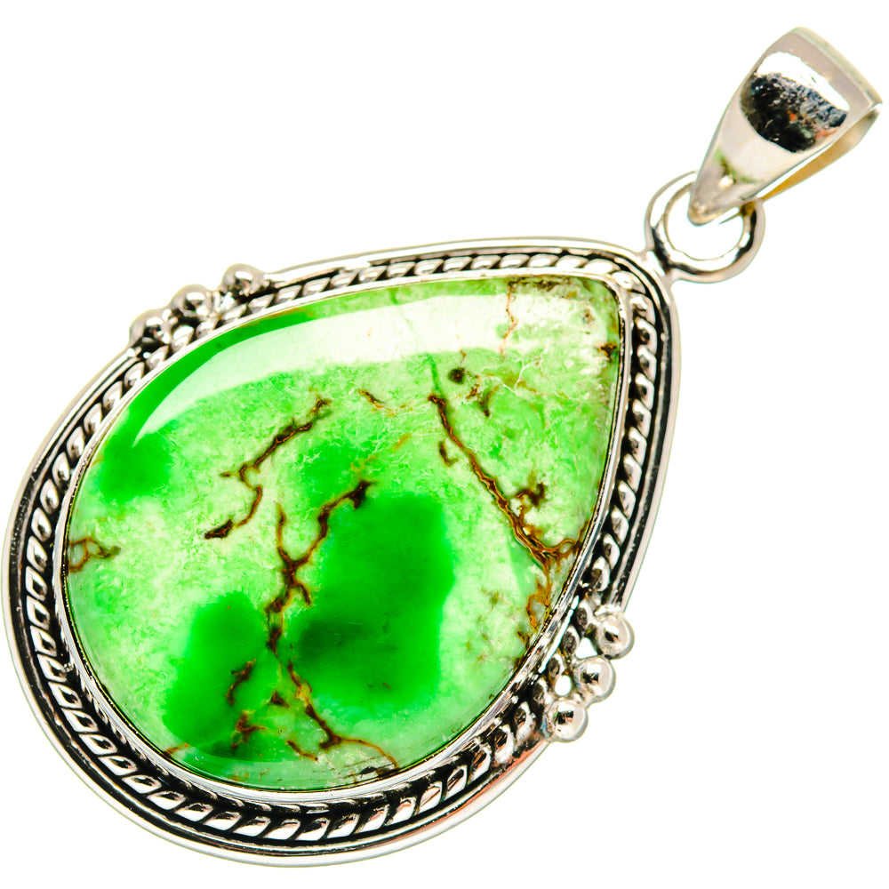 Variscite Pendants handcrafted by Anasilvercos - PD21624