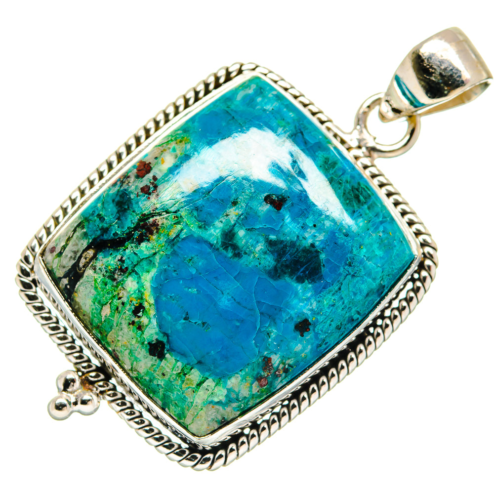 Chrysocolla Pendants handcrafted by Anasilvercos - PD21632
