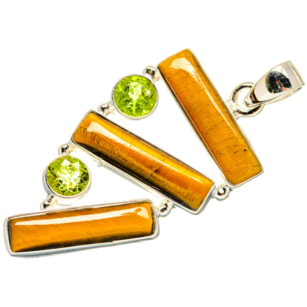 Tiger Eye Pendants handcrafted by Anasilvercos - PD21671