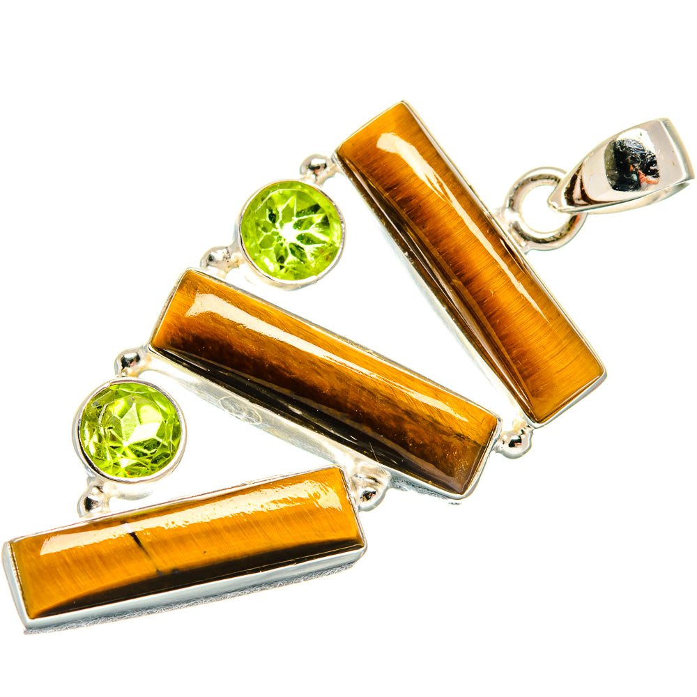 Tiger Eye Pendants handcrafted by Anasilvercos - PD21672