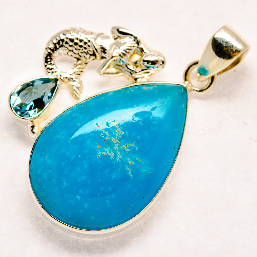 Smithsonite Pendants handcrafted by Anasilvercos - PD21700