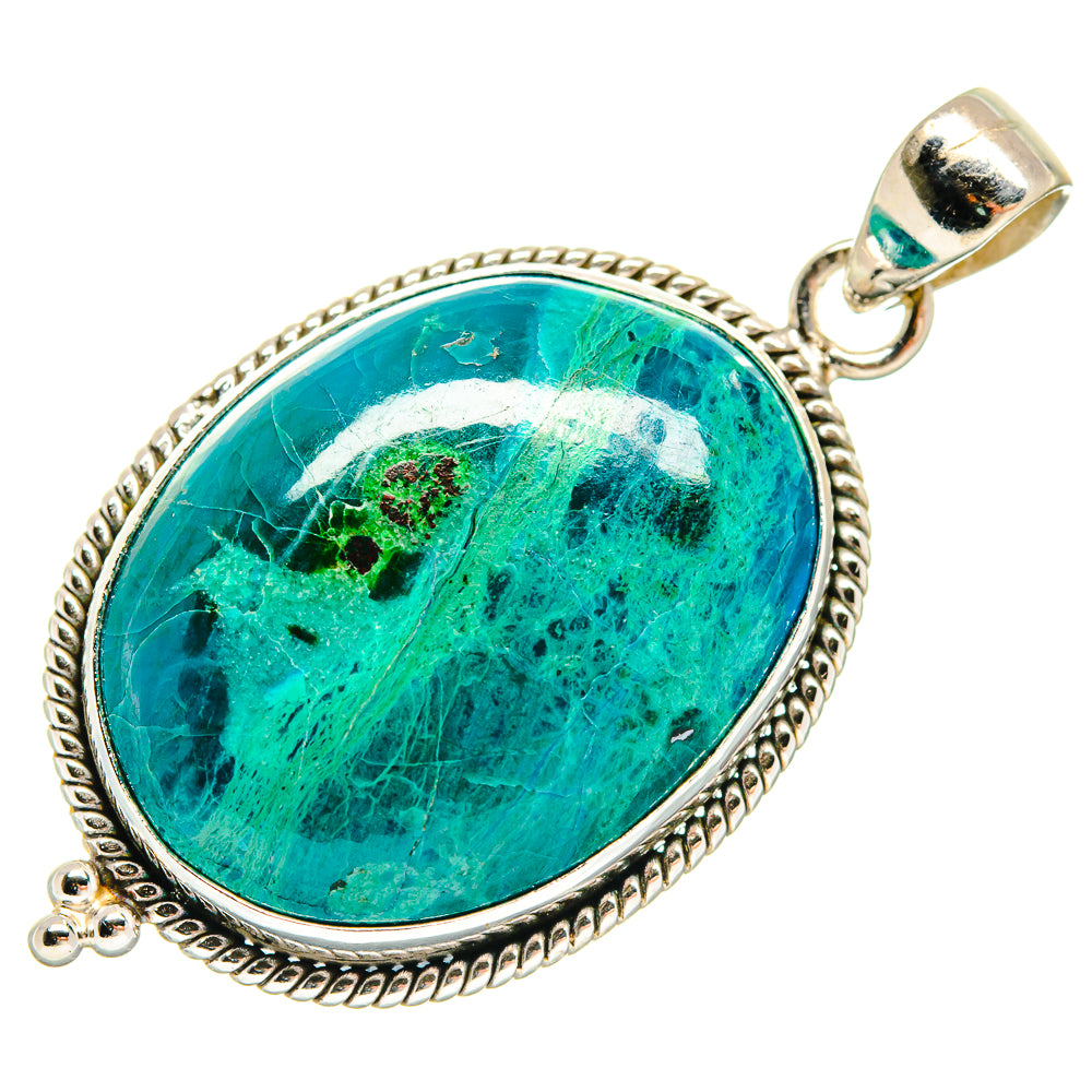 Chrysocolla Pendants handcrafted by Anasilvercos - PD21704