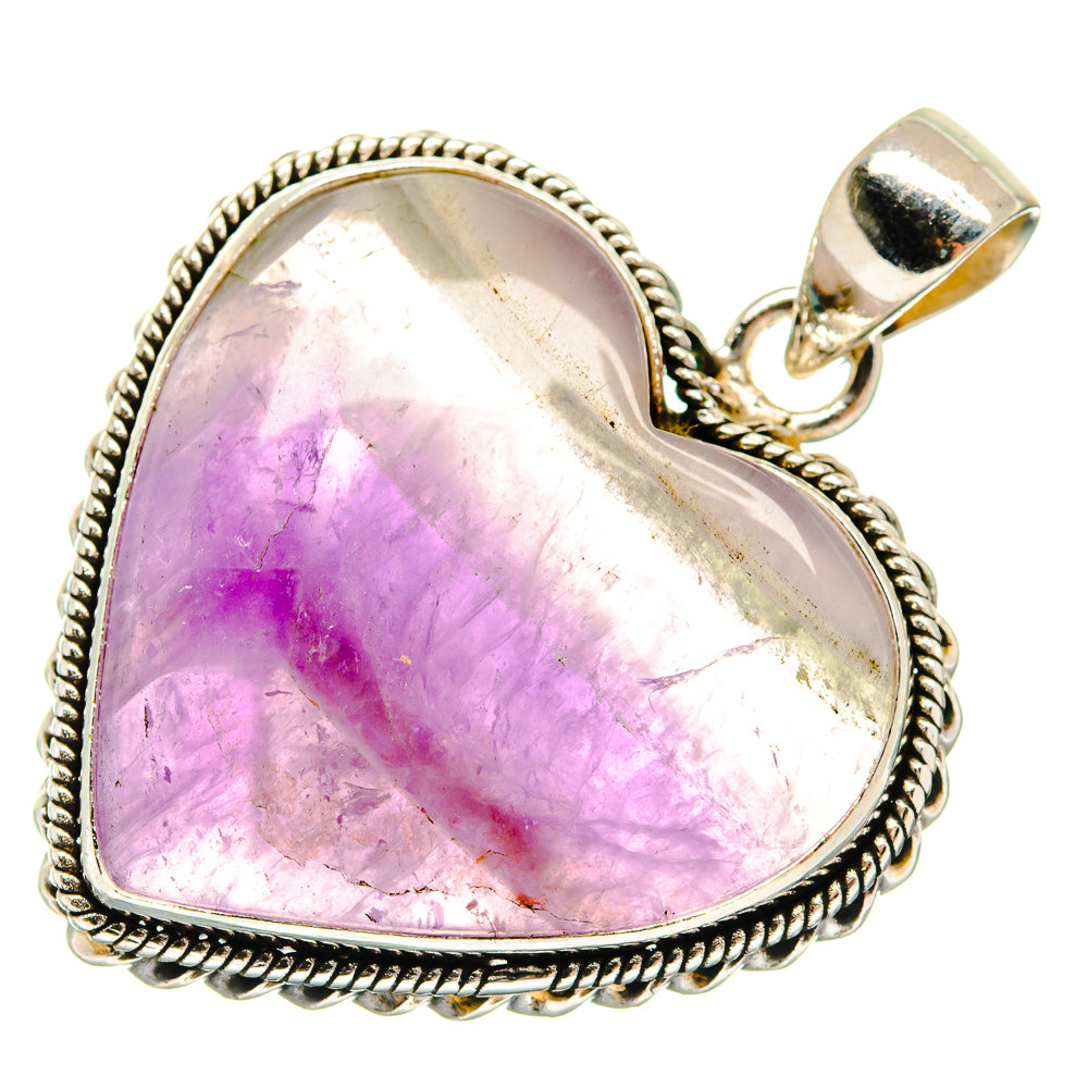Chevron Amethyst Pendants handcrafted by Anasilvercos - PD21716 - Photo 2