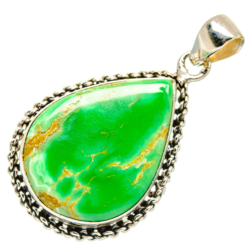 Variscite Pendants handcrafted by Anasilvercos - PD21717