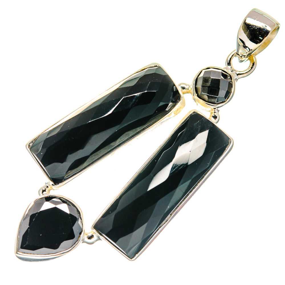 Black Onyx Pendants handcrafted by Anasilvercos - PD21742 - Photo 2