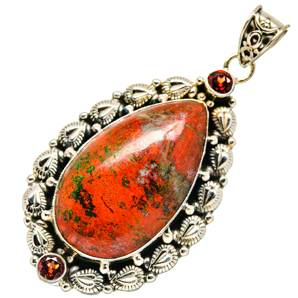 Sonora Sunrise, Garnet Pendants handcrafted by Anasilvercos - PD21745
