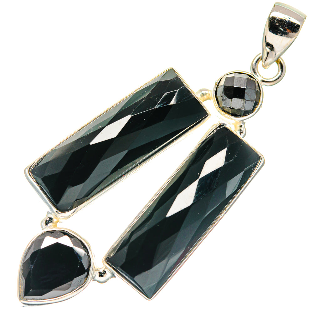 Black Onyx Pendants handcrafted by Anasilvercos - PD21750 - Photo 2