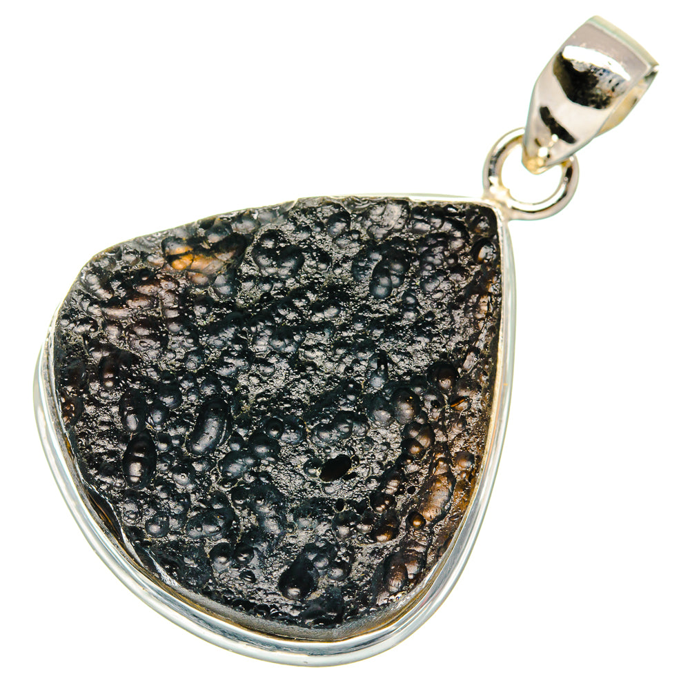Tektite Pendants handcrafted by Anasilvercos - PD21755
