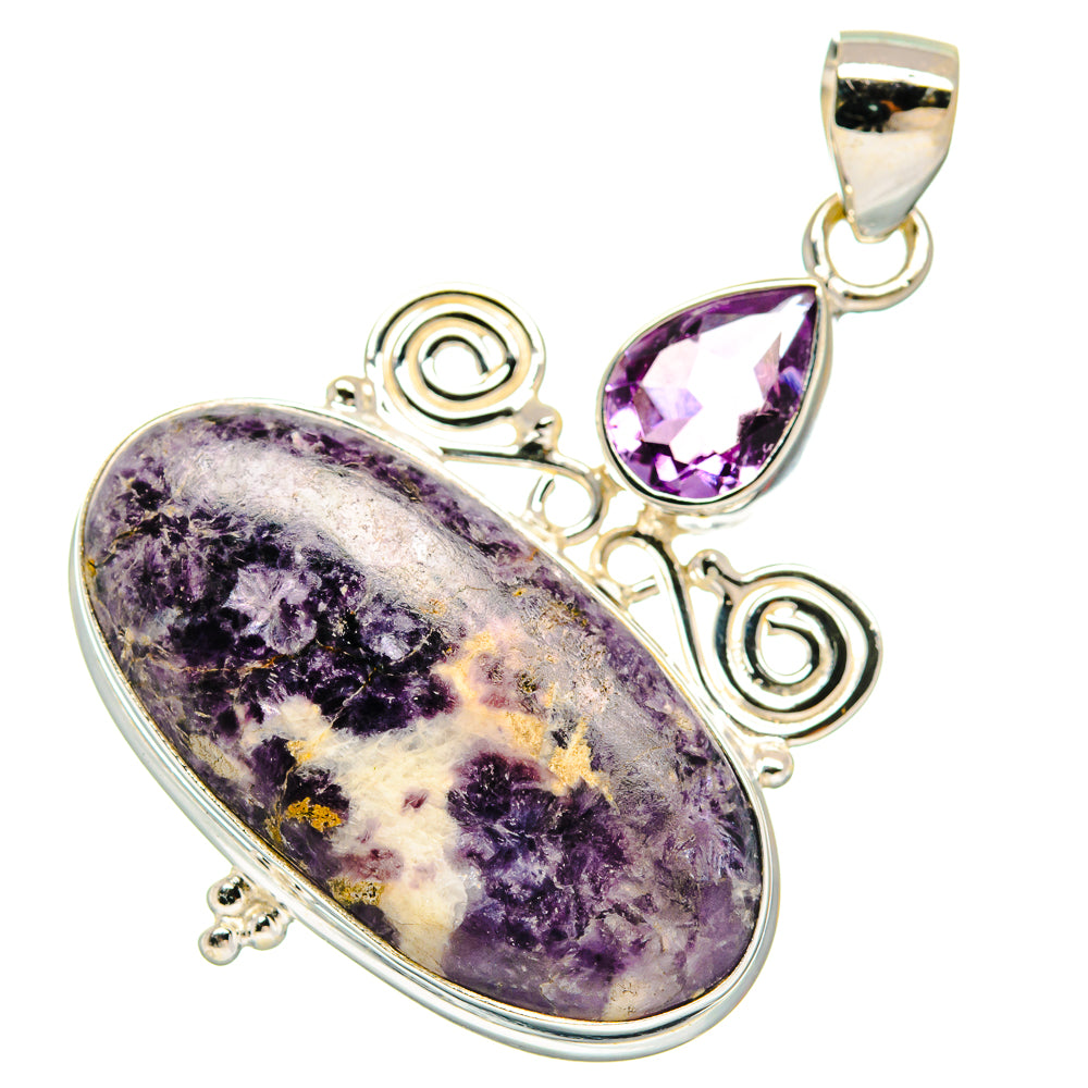 Kammererite, Amethyst Pendants handcrafted by Anasilvercos - PD21759