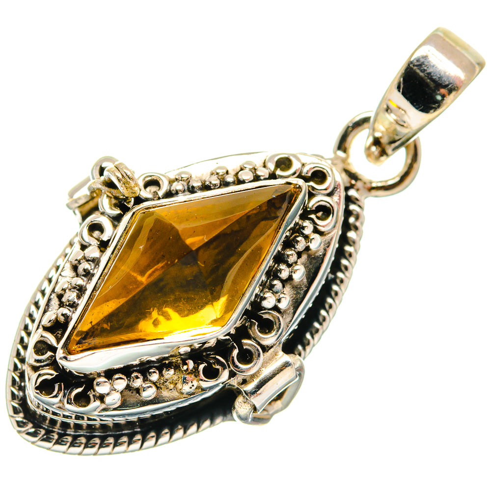Citrine Pendants handcrafted by Anasilvercos - PD21865