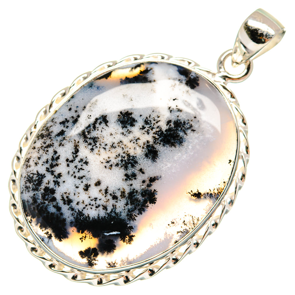Dendritic Opal Pendants handcrafted by Anasilvercos - PD21868