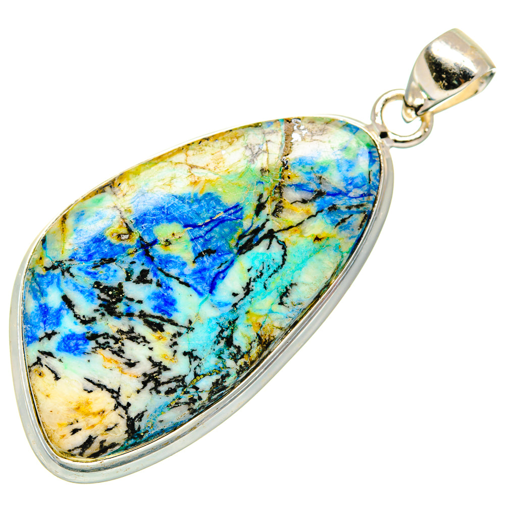 Blue Jasper Pendants handcrafted by Anasilvercos - PD21873