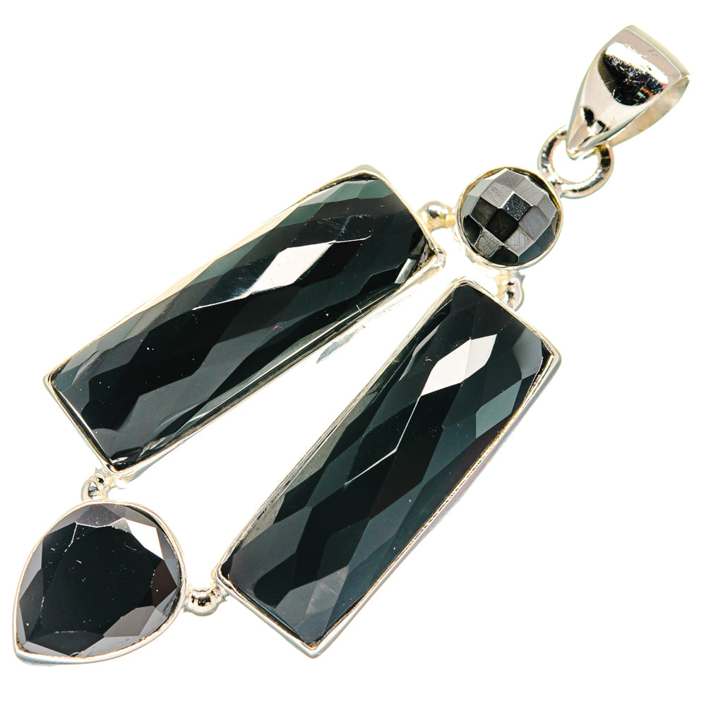 Black Onyx Pendants handcrafted by Anasilvercos - PD21876 - Photo 2