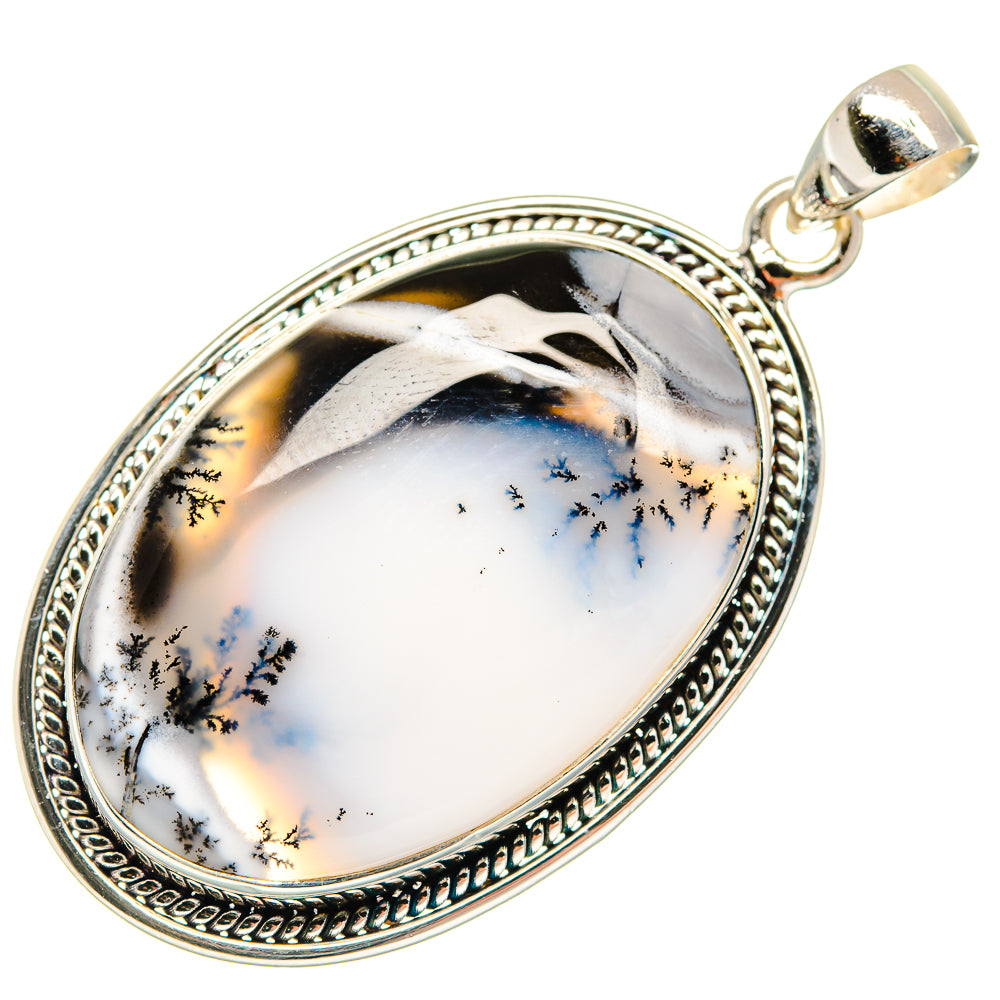 Dendritic Opal Pendants handcrafted by Anasilvercos - PD21884