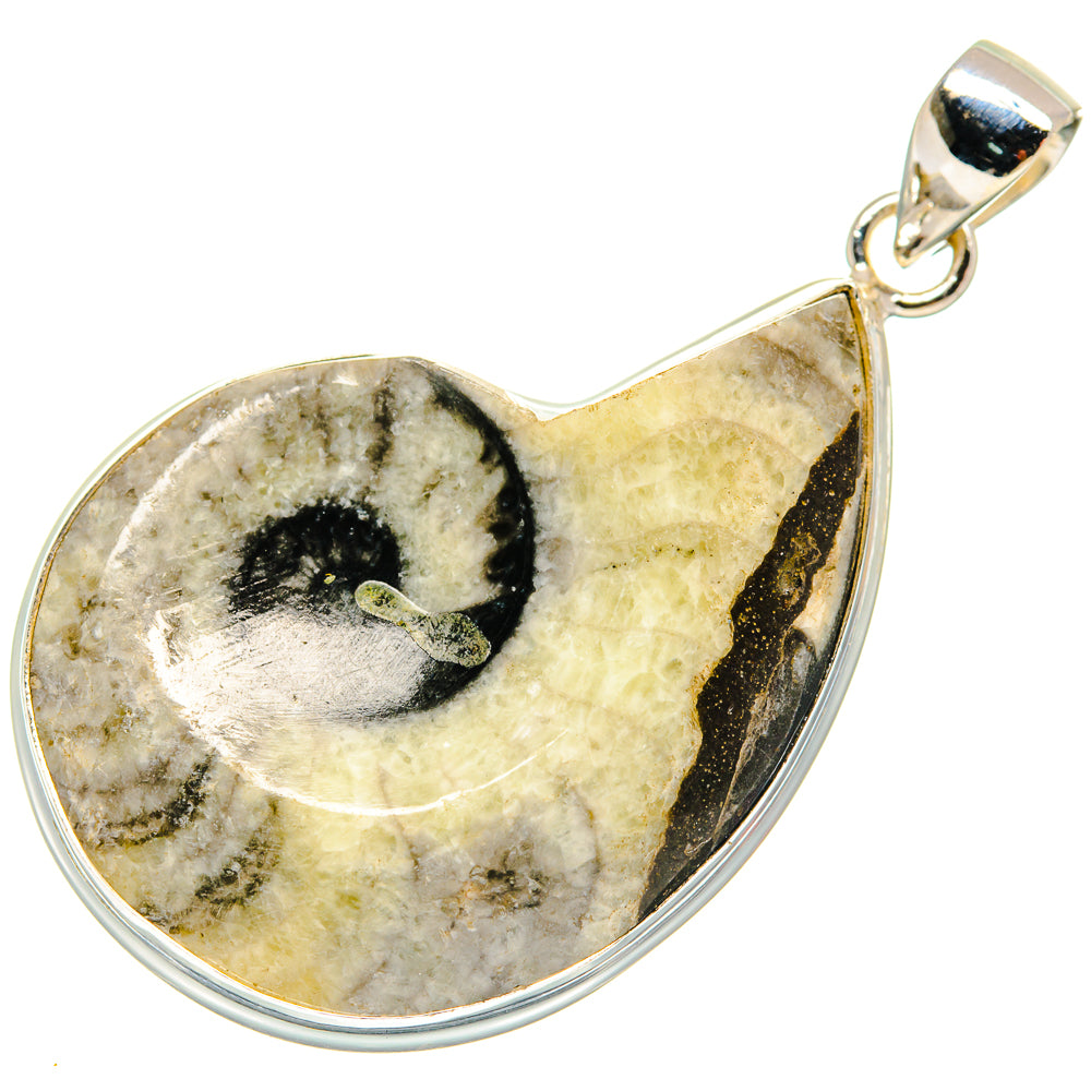 Pinolith Fossil Pendants handcrafted by Anasilvercos - PD21890
