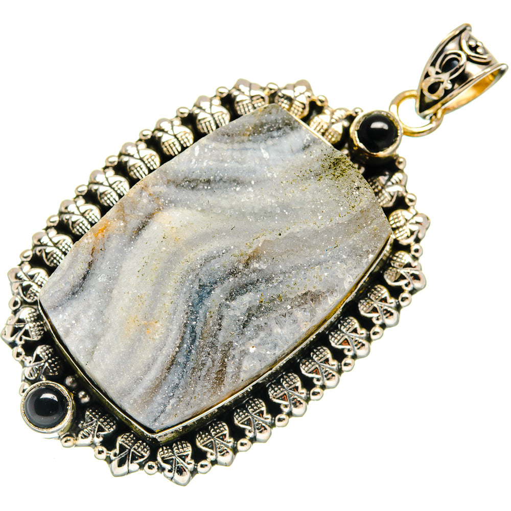 Desert Druzy Pendants handcrafted by Anasilvercos - PD21893