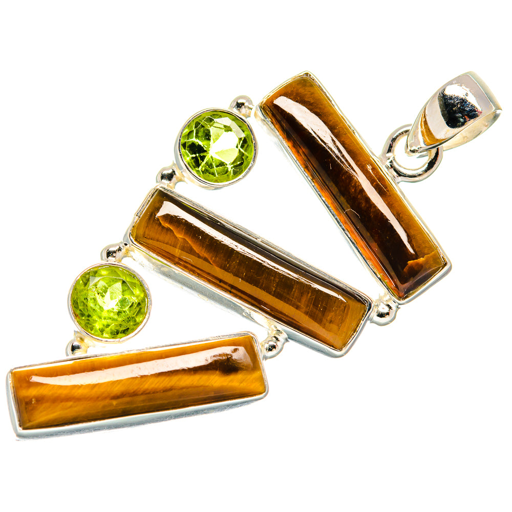 Tiger Eye Pendants handcrafted by Anasilvercos - PD21901