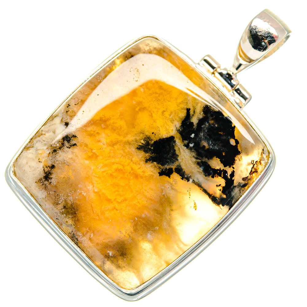 Indonesian Plume Agate Pendants handcrafted by Anasilvercos - PD21912 - Photo 2