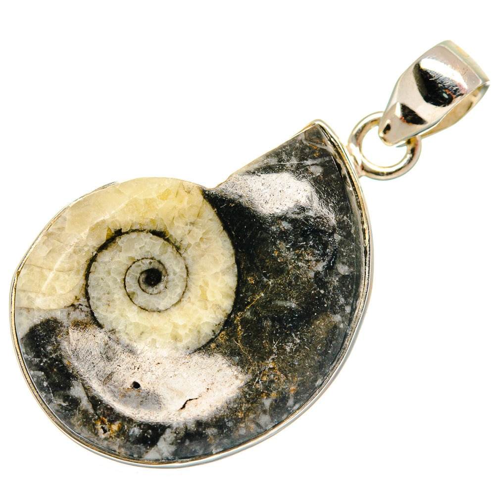 Pinolith Fossil Pendants handcrafted by Anasilvercos - PD21918