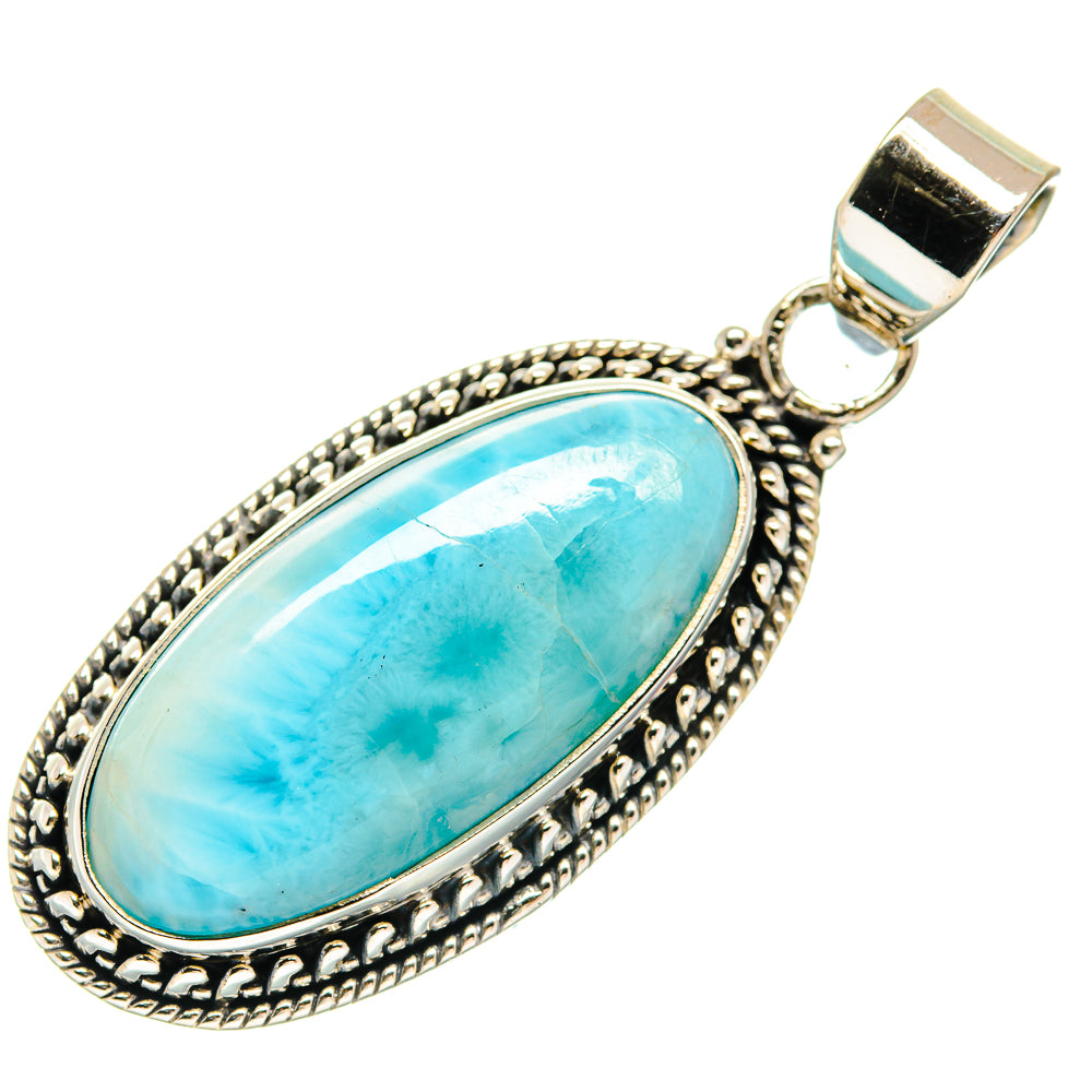 Larimar Pendants handcrafted by Anasilvercos - PD21928
