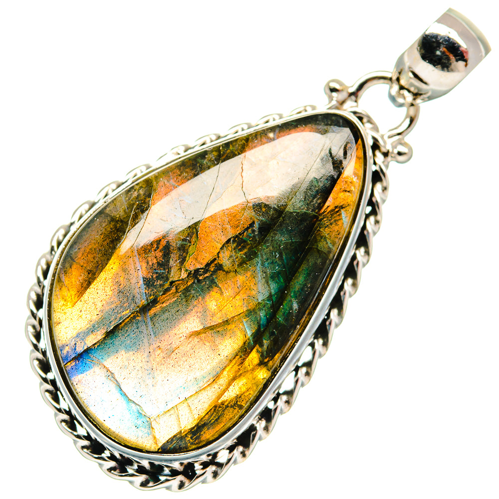 Labradorite Pendants handcrafted by Anasilvercos - PD21938 - Photo 2