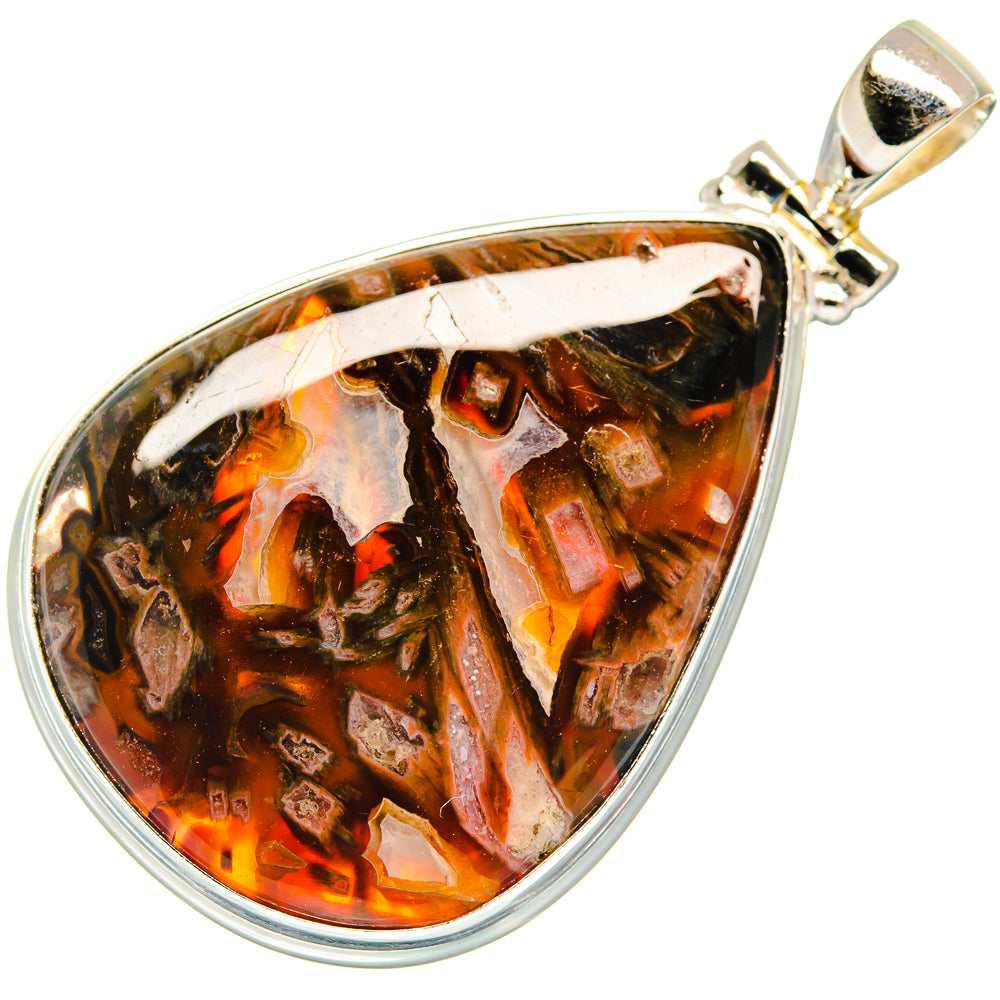 Turkish Tube Agate Pendants handcrafted by Anasilvercos - PD21951 - Photo 2