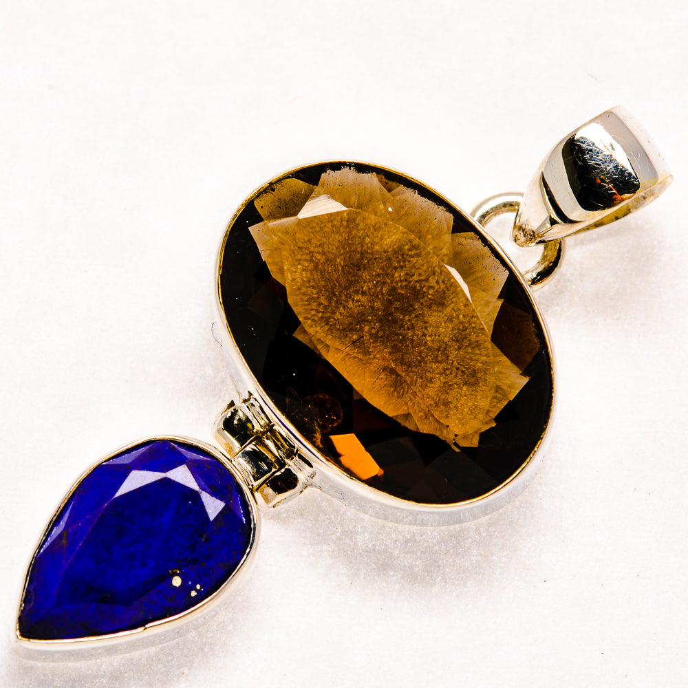 Smoky Quartz Pendants handcrafted by Anasilvercos - PD21978 - Photo 2