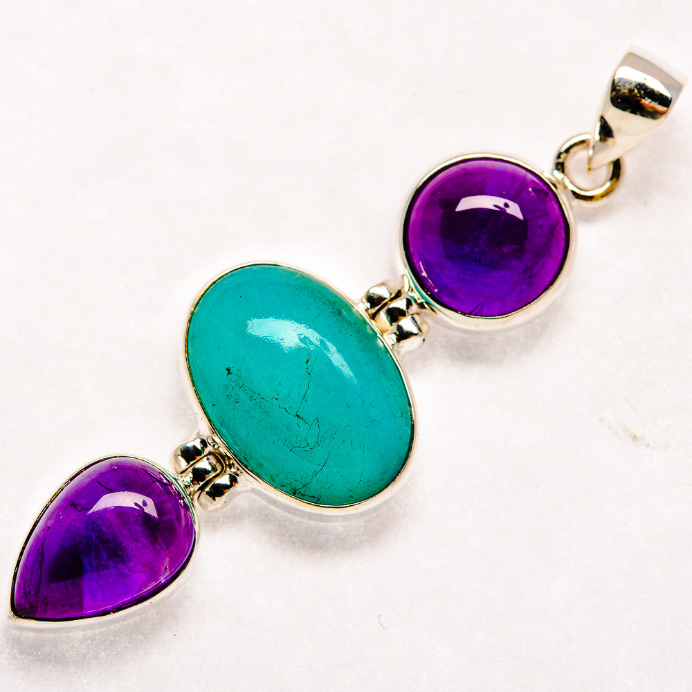 Amazonite Pendants handcrafted by Anasilvercos - PD21987