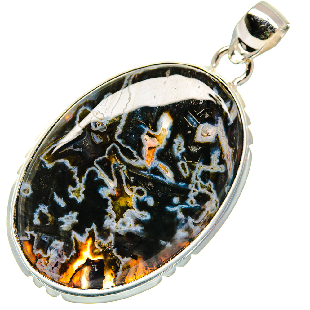Turkish Tube Agate Pendants handcrafted by Anasilvercos - PD21999