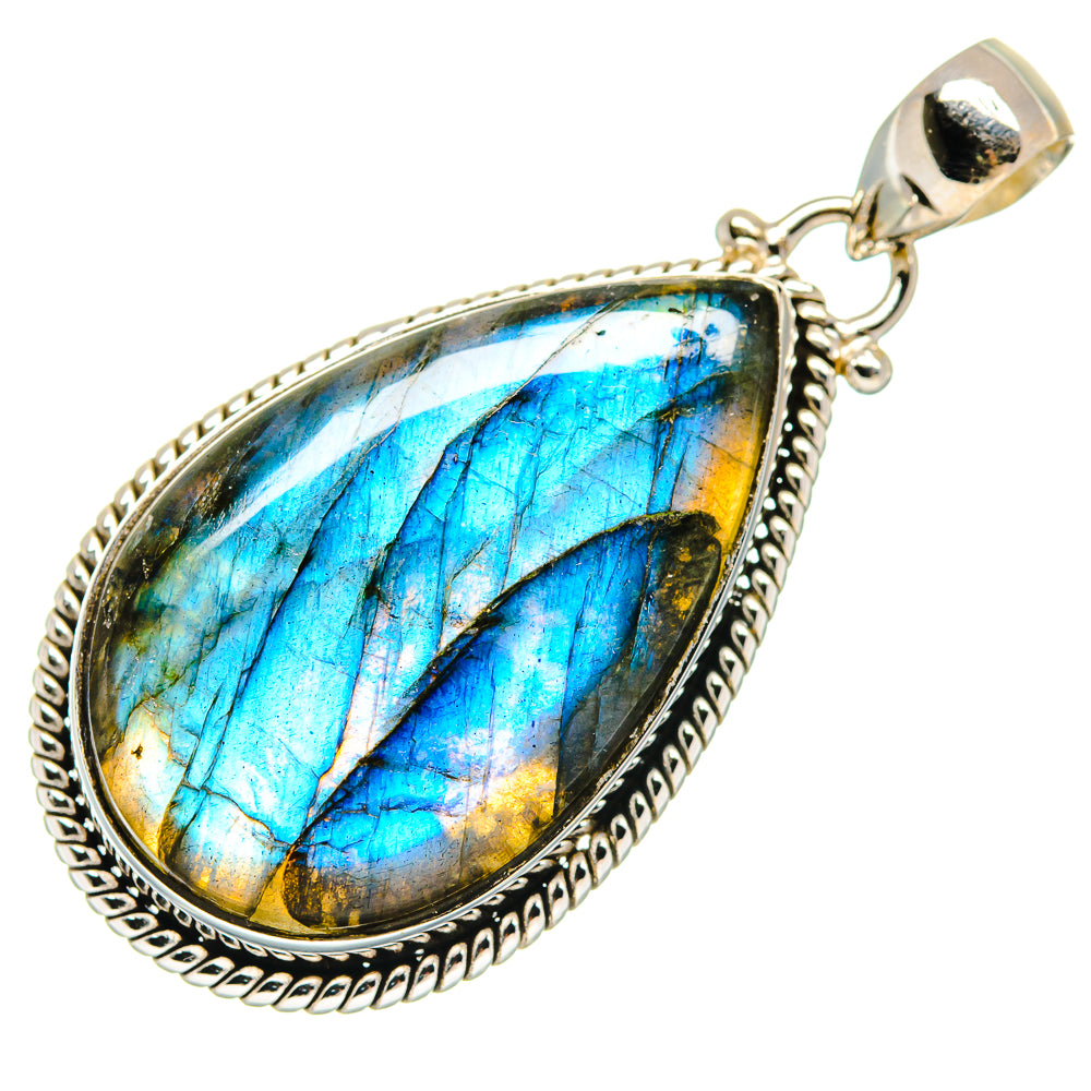 Labradorite Pendants handcrafted by Anasilvercos - PD22012 - Photo 2