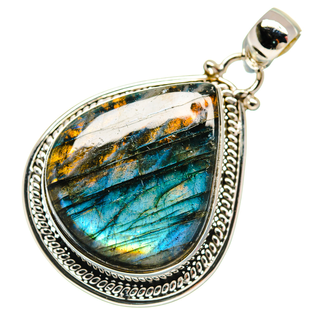 Labradorite Pendants handcrafted by Anasilvercos - PD22018 - Photo 2