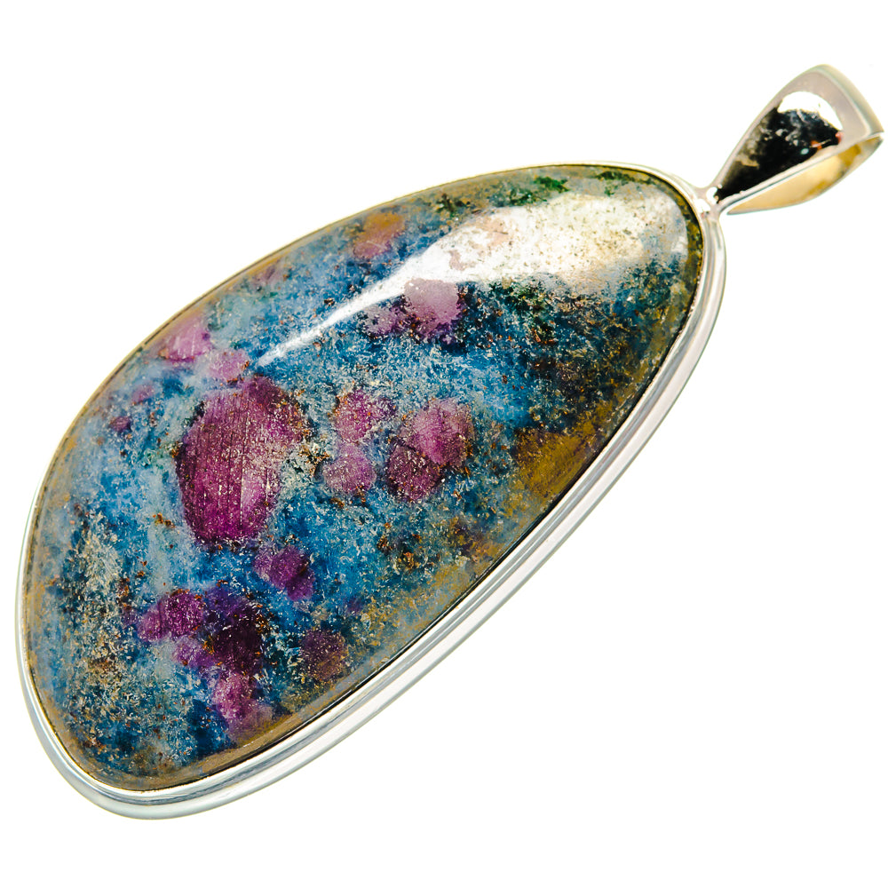 Ruby Fuchsite Pendants handcrafted by Anasilvercos - PD22020